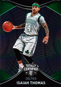 2016-17 Panini Totally Certified #66 Isaiah Thomas Front