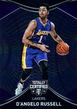 2016-17 Panini Totally Certified #77 D'Angelo Russell Front