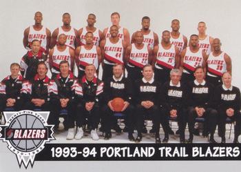 1994-95 Franz Portland Trail Blazers #1 Team Photo Front