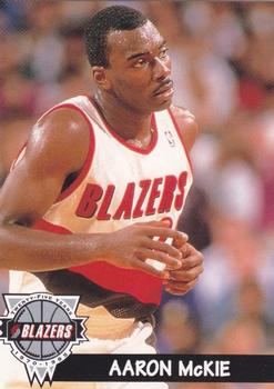 1994-95 Franz Portland Trail Blazers #12 Aaron Mckie Front