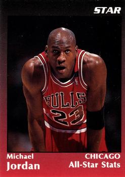 1997 1991 Star Michael Jordan (Unlicensed) - Black / Red Border Glossy #3 Michael Jordan Front