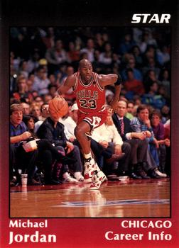 1997 1991 Star Michael Jordan (Unlicensed) - Black / Red Border Glossy #4 Michael Jordan Front