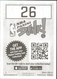 2015-16 Panini NBA Stickers #26 Joe Johnson Back