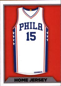 2015-16 Panini NBA Stickers #49 Philadelphia 76ers Home Jersey Front