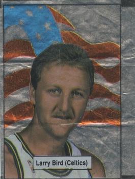 1989 Chicle NBA Foil Gum Wrappers #NNO Larry Bird Front
