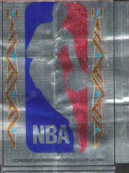 1989 Chicle NBA Foil Gum Wrappers #NNO NBA Logo Front