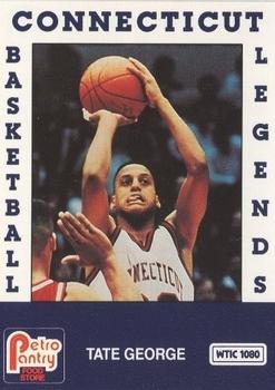 1991-92 Connecticut Huskies Legends #6 Tate George Front