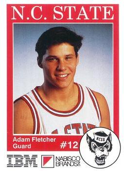 1990-91 NC State Wolfpack #NNO Adam Fletcher Front