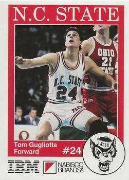 1990-91 NC State Wolfpack #NNO Tom Gugliotta Front