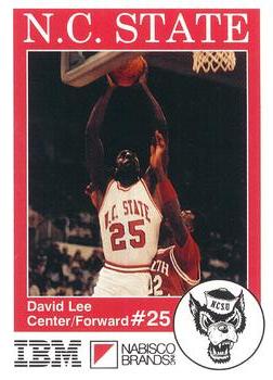 1990-91 NC State Wolfpack #NNO David Lee Front