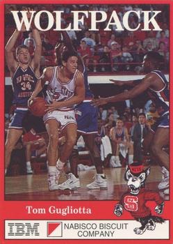 1991-92 NC State Wolfpack #5 Tom Gugliotta Front