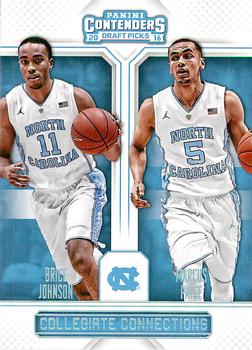 2016 Panini Contenders Draft Picks - Collegiate Connections #13 Brice Johnson / Marcus Paige Front
