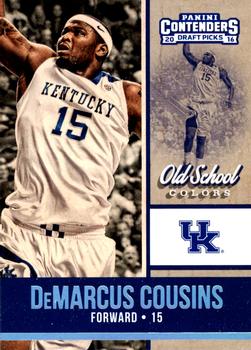 2016 Panini Contenders Draft Picks - Old School Colors #7 DeMarcus Cousins Front
