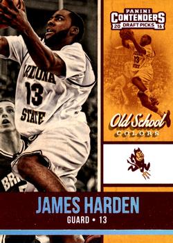 2016 Panini Contenders Draft Picks - Old School Colors #8 James Harden Front