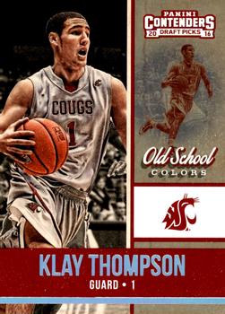 2016 Panini Contenders Draft Picks - Old School Colors #14 Klay Thompson Front
