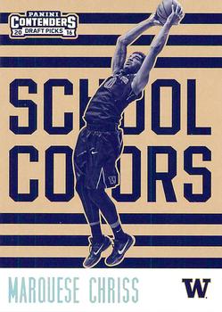 2016 Panini Contenders Draft Picks - School Colors #7 Marquese Chriss Front
