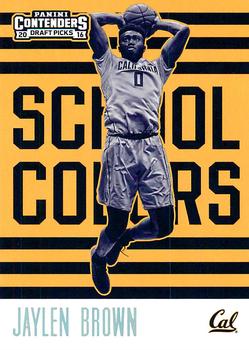 2016 Panini Contenders Draft Picks - School Colors #8 Jaylen Brown Front