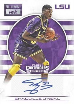 2016 Panini Contenders Draft Picks - Alumni Ink #7 Shaquille O'Neal Front