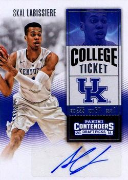 2016 Panini Contenders Draft Picks - College Ticket Autographs #110 Skal Labissiere Front