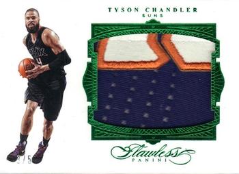 2015-16 Panini Flawless - Patches Emerald #42 Tyson Chandler Front