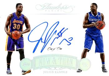 2015-16 Panini Flawless - Now and Then Signatures Platinum #NT-JRA Julius Randle Front