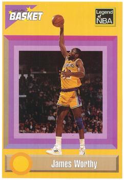 1995 French Sports Action Basket #NNO James Worthy Front