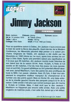 1995 French Sports Action Basket #NNO Jim Jackson Back