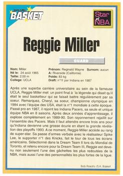 1995 French Sports Action Basket #NNO Reggie Miller Back