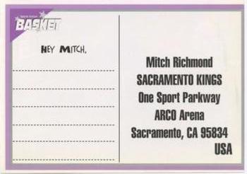 1995 French Sports Action Basket #NNO Mitch Richmond Back