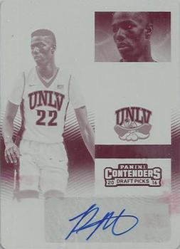 2016 Panini Contenders Draft Picks - College Ticket Autographs Printing Plates Magenta #129 Patrick McCaw Front
