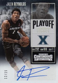 2016 Panini Contenders Draft Picks - College Ticket Autographs Variations Playoff Ticket #142 Jalen Reynolds Front