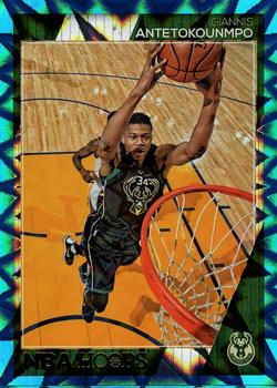 2016-17 Hoops - Teal Explosion #6 Giannis Antetokounmpo Front