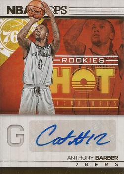 2016-17 Hoops - Rookie Hot Signatures #40 Anthony Barber Front
