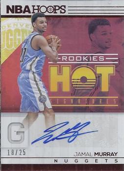 2016-17 Hoops - Rookie Red Hot Signatures #6 Jamal Murray Front