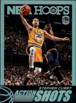 2016-17 Hoops - Action Shots #1 Stephen Curry Front