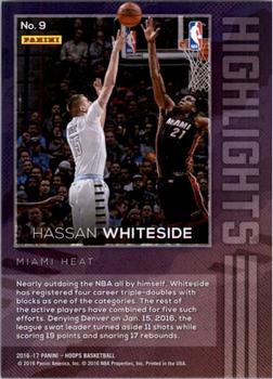 2016-17 Hoops - Highlights #9 Hassan Whiteside Back