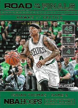 2016-17 Hoops - Road to the Finals #7 Isaiah Thomas Front