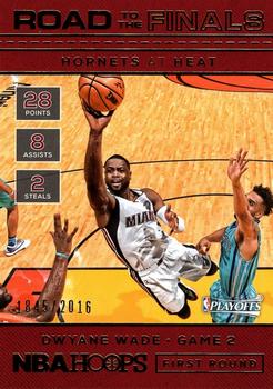 2016-17 Hoops - Road to the Finals #12 Dwyane Wade Front