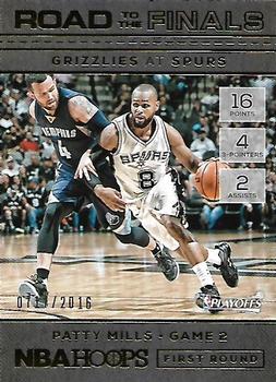 2016-17 Hoops - Road to the Finals #42 Patty Mills Front