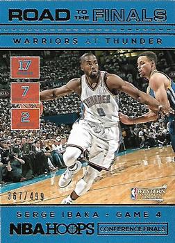 2016-17 Hoops - Road to the Finals #76 Serge Ibaka Front