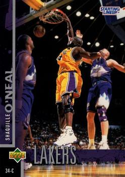 1998 Kenner/Upper Deck Starting Lineup Cards #SL25 Shaquille O'Neal Front