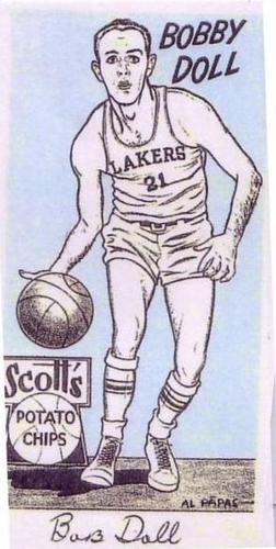 1950-51 Scott's Potato Chips Minneapolis Lakers #NNO Bobby Doll Front