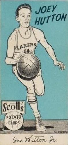 1950-51 Scott's Potato Chips Minneapolis Lakers #NNO Joey Hutton Front