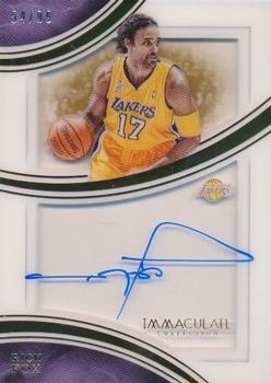 2015-16 Panini Immaculate Collection - Shadowbox Signatures #SS-RF Rick Fox Front