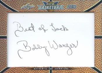 2016 Leaf Best of Basketball - Cut Signatures #NNO Bobby Wanzer Front