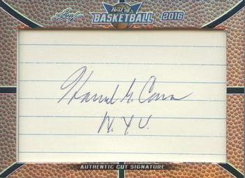 2016 Leaf Best of Basketball - Cut Signatures #NNO Howard Cann Front