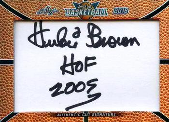 2016 Leaf Best of Basketball - Cut Signatures #NNO Hubie Brown Front