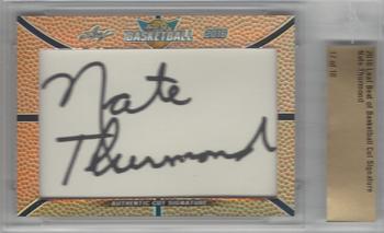 2016 Leaf Best of Basketball - Cut Signatures #NNO Nate Thurmond Front