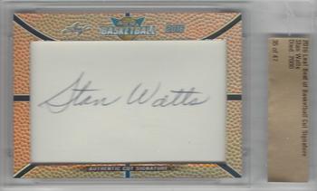 2016 Leaf Best of Basketball - Cut Signatures #NNO Stan Watts Front