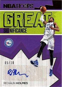 2016-17 Hoops - Great SIGnificance Gold #82 Richaun Holmes Front